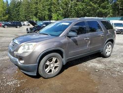 Salvage cars for sale from Copart Graham, WA: 2010 GMC Acadia SLE