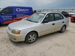 Salvage cars for sale from Copart Houston, TX: 2001 Hyundai Accent GL