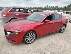 Salvage cars for sale from Copart Houston, TX: 2020 Mazda 3 Premium