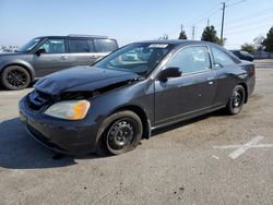 Salvage cars for sale from Copart Rancho Cucamonga, CA: 2002 Honda Civic EX