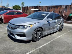 Salvage cars for sale from Copart Wilmington, CA: 2016 Honda Accord EX