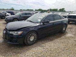 Salvage cars for sale at Kansas City, KS auction: 2012 Audi A6 Premium Plus