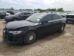 Salvage cars for sale from Copart Kansas City, KS: 2012 Audi A6 Premium Plus