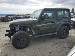 Salvage cars for sale at Eugene, OR auction: 2024 Jeep Wrangler Sport