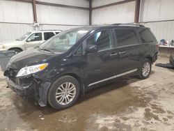Salvage cars for sale from Copart Pennsburg, PA: 2017 Toyota Sienna XLE