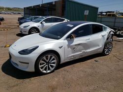 Salvage cars for sale from Copart Colorado Springs, CO: 2018 Tesla Model 3