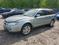 Salvage cars for sale from Copart Candia, NH: 2009 Subaru Outback 2.5I Limited