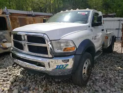 Salvage trucks for sale at West Warren, MA auction: 2011 Dodge RAM 4500 ST