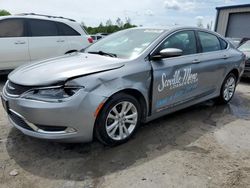 Salvage cars for sale at Duryea, PA auction: 2015 Chrysler 200 Limited