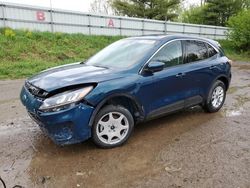 Salvage cars for sale at Davison, MI auction: 2020 Ford Escape SE