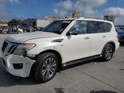 Salvage cars for sale at New Orleans, LA auction: 2017 Nissan Armada SV