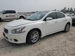 Salvage cars for sale at Houston, TX auction: 2009 Nissan Maxima S