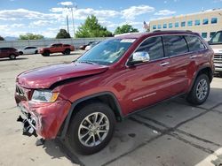 Salvage cars for sale at Littleton, CO auction: 2015 Jeep Grand Cherokee Limited
