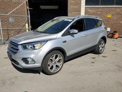 Salvage cars for sale from Copart Wheeling, IL: 2017 Ford Escape Titanium