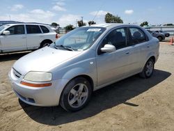 Chevrolet salvage cars for sale: 2006 Chevrolet Aveo LT