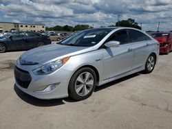 Salvage cars for sale at Wilmer, TX auction: 2011 Hyundai Sonata Hybrid