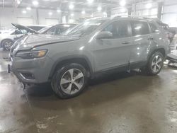Salvage cars for sale at Ham Lake, MN auction: 2019 Jeep Cherokee Limited