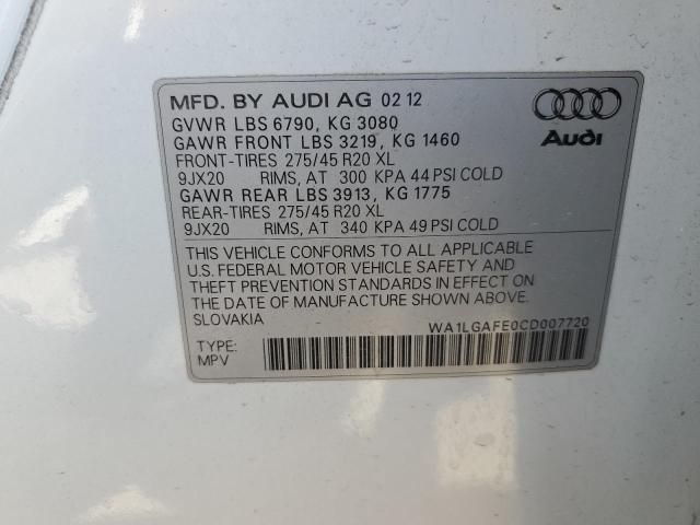 2012 Audi Q7 Premium Plus