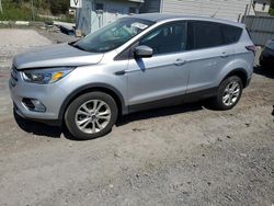 Salvage cars for sale at York Haven, PA auction: 2017 Ford Escape SE