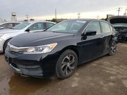 Honda salvage cars for sale: 2017 Honda Accord LX