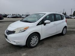 Salvage cars for sale from Copart Rancho Cucamonga, CA: 2015 Nissan Versa Note S