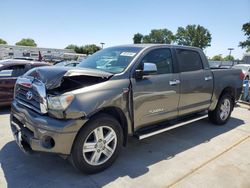 Salvage cars for sale at Sacramento, CA auction: 2007 Toyota Tundra Crewmax Limited