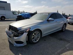Salvage cars for sale from Copart Rancho Cucamonga, CA: 2015 Mercedes-Benz C300
