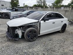 Salvage cars for sale from Copart Opa Locka, FL: 2017 Audi A3 Premium