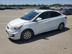 Salvage cars for sale at Fresno, CA auction: 2015 Hyundai Accent GLS