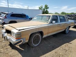 Salvage cars for sale at Woodhaven, MI auction: 1983 Cadillac Deville