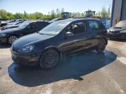 Salvage cars for sale at Duryea, PA auction: 2011 Volkswagen Golf