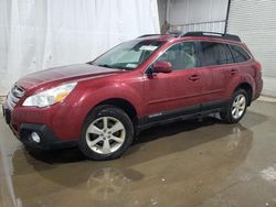 Salvage cars for sale from Copart Central Square, NY: 2014 Subaru Outback 2.5I Premium