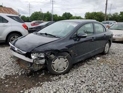 Salvage cars for sale at Columbus, OH auction: 2009 Honda Civic Hybrid