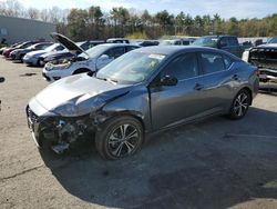 Salvage cars for sale at Exeter, RI auction: 2023 Nissan Sentra SV