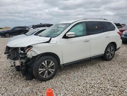 Salvage cars for sale from Copart Temple, TX: 2017 Nissan Pathfinder S