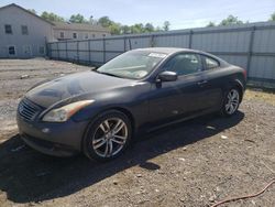 Salvage cars for sale at York Haven, PA auction: 2008 Infiniti G37 Base