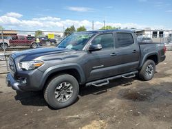 Salvage trucks for sale at Denver, CO auction: 2016 Toyota Tacoma Double Cab