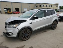 Salvage cars for sale at Wilmer, TX auction: 2019 Ford Escape SE