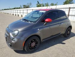 Salvage cars for sale from Copart Fresno, CA: 2015 Fiat 500 POP