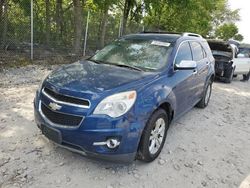 Salvage cars for sale at Cicero, IN auction: 2010 Chevrolet Equinox LTZ