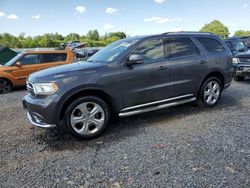 Salvage cars for sale from Copart Hillsborough, NJ: 2015 Dodge Durango Limited