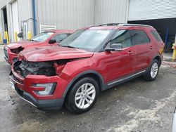 Salvage cars for sale from Copart Savannah, GA: 2017 Ford Explorer XLT