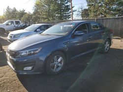 Salvage cars for sale at Denver, CO auction: 2015 KIA Optima LX