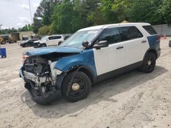 Salvage cars for sale at Knightdale, NC auction: 2018 Ford Explorer Police Interceptor