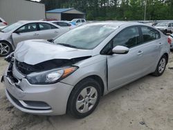 Salvage cars for sale from Copart Seaford, DE: 2016 KIA Forte LX