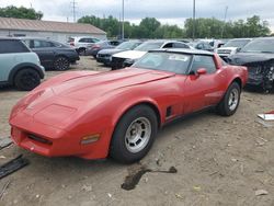 Salvage cars for sale at Columbus, OH auction: 1980 Chevrolet Corvette