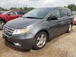 Salvage cars for sale at Elgin, IL auction: 2012 Honda Odyssey Touring