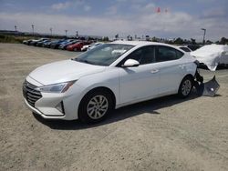 Hyundai Elantra SE salvage cars for sale: 2019 Hyundai Elantra SE