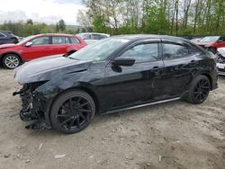 Salvage cars for sale at Candia, NH auction: 2018 Honda Civic Sport