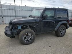 Salvage cars for sale at Nisku, AB auction: 2021 Jeep Wrangler Sport